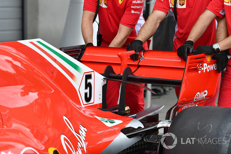Ferrari SF71H rear wing