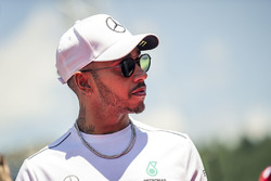 Lewis Hamilton, Mercedes-AMG F1 on the drivers parade