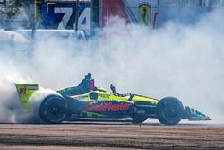 Race winner Sébastien Bourdais, Dale Coyne Racing with Vasser-Sullivan Honda