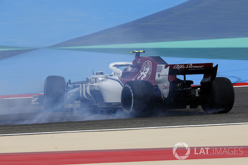 Charles Leclerc, Sauber C37, melintir