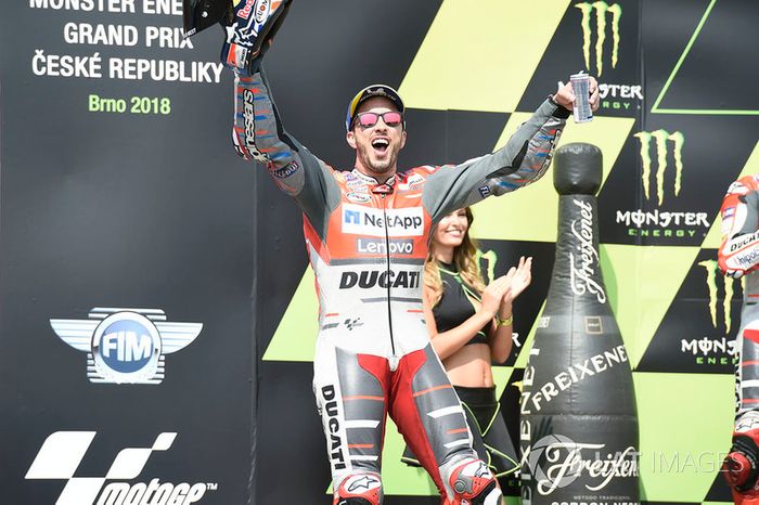 Podio: 1º Andrea Dovizioso, Ducati Team