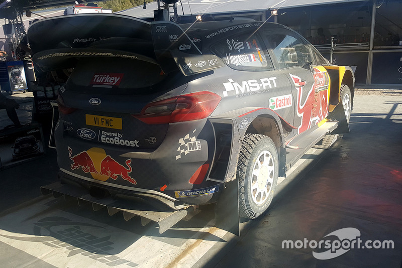El coche de Sébastien Ogier, Julien Ingrassia, Ford Fiesta WRC, M-Sport