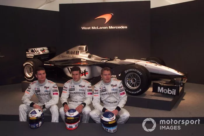 David Coulthard, Olivier Panis et Mika Häkkinen