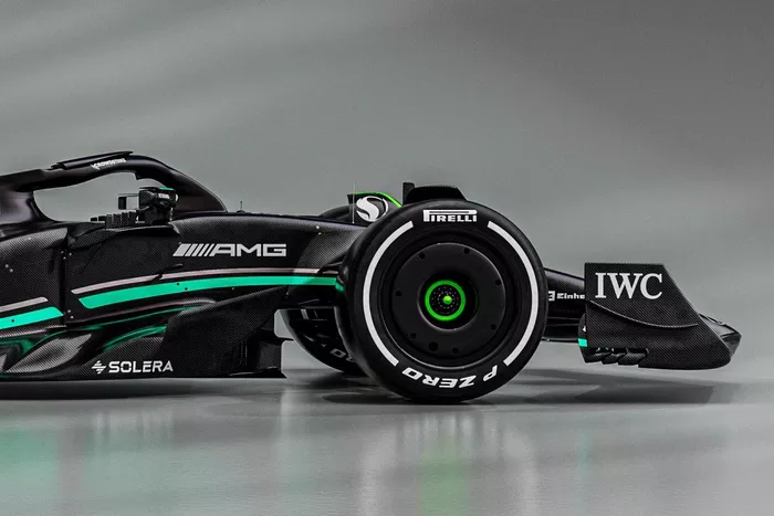 Mercedes W14 detalle

