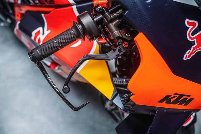 Detalle de la KTM RC16 de MotoGP 2023