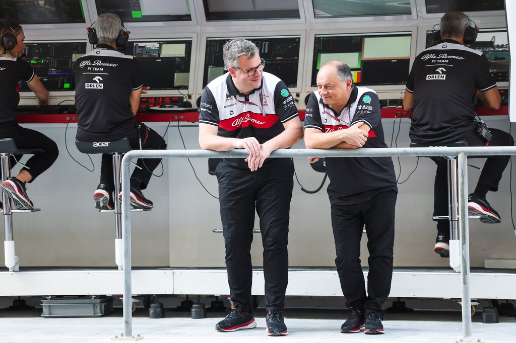 Vasseur departs with the good wishes of the Sauber organisation behind Alfa Romeo's F1 operation