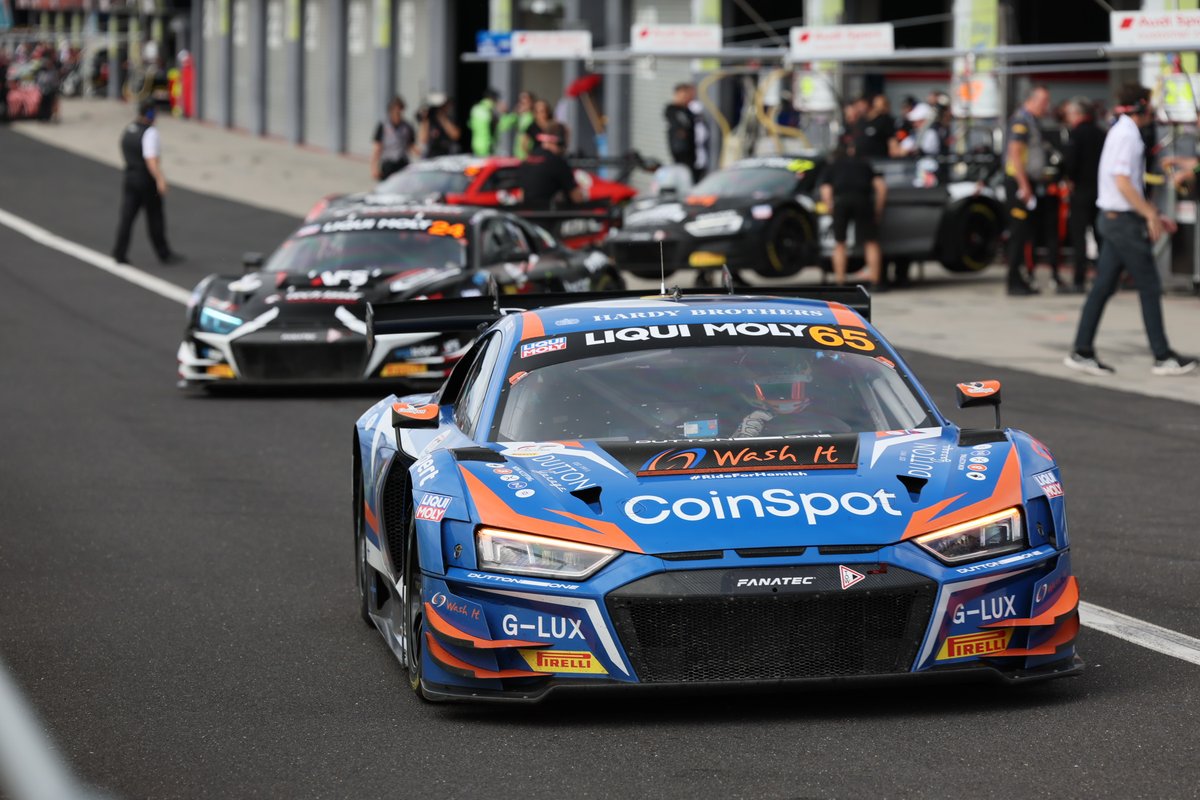 Liam Talbot, Fraser Ross, Chaz Mostert, Melbourne Performance Centre Audi R8 EVO II