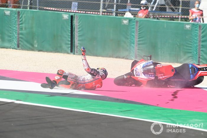 Caída de Jack Miller, Pramac Racing