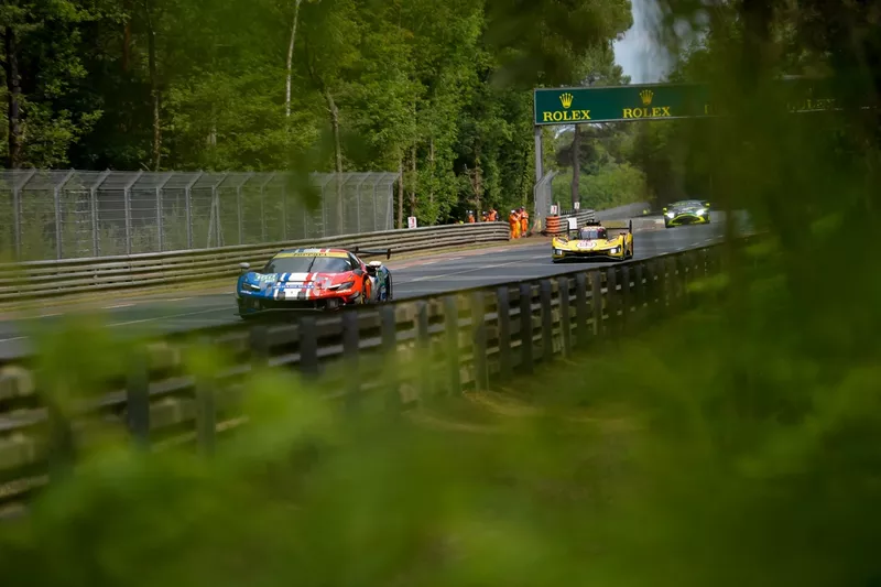 #150 Richard Mille AF Corse Ferrari 296 LMGT3 : Custodio Toledo, Lilou Wadoux, Riccardo Agostini
