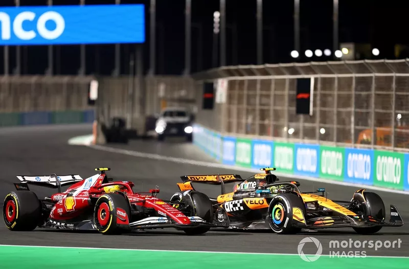 Lewis Hamilton, Ferrari, Lando Norris, McLaren