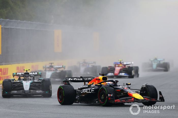 Max Verstappen, Red Bull Racing, George Russell, Mercedes, Andrea Kimi Antonelli, Mercedes