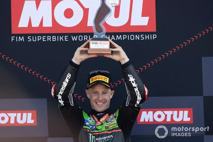 Podio: ganador Jonathan Rea, Kawasaki Racing Team WSBK