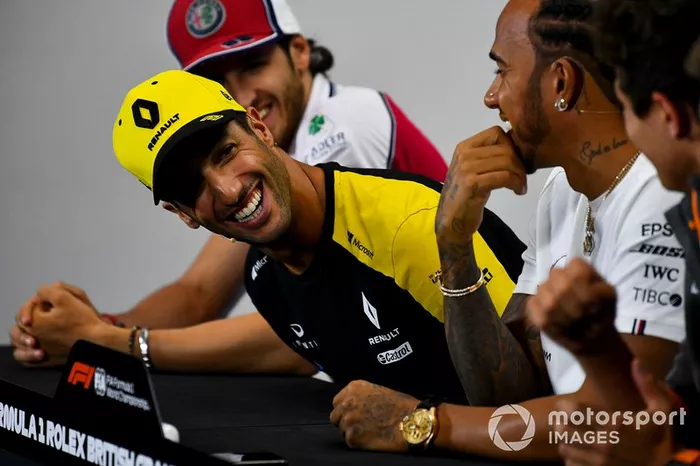 Coletiva de imprensa da F1 em Silverstone