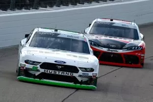  Cole Custer, Stewart-Haas Racing, Ford Mustang FIELDS and  Christopher Bell, Joe Gibbs Racing, Toyota Supra Ruud