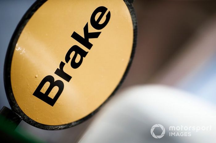 Cartel de frenos de Haas F1