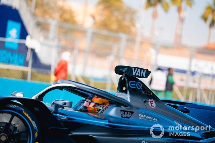 Stoffel Vandoorne, Mercedes Benz EQ, EQ Silver Arrow 01 in the pit lane
