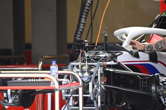 Detalle del Haas VF-21 