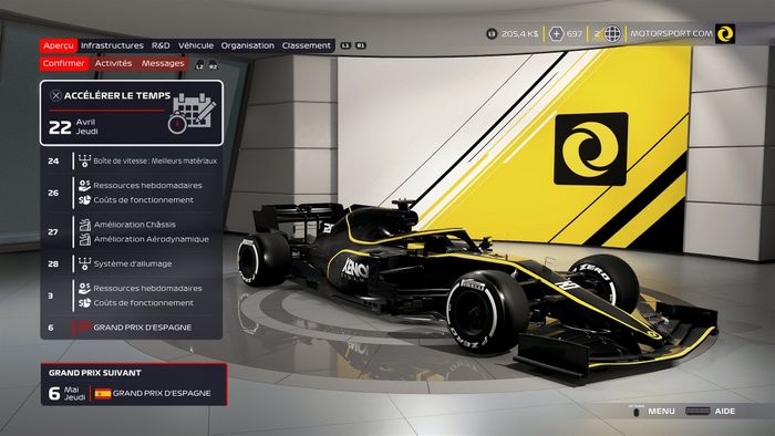 Captura de pantalla de F1 2021