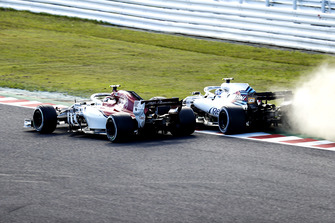 Sergey Sirotkin, Williams FW41, Charles Leclerc, Sauber C37