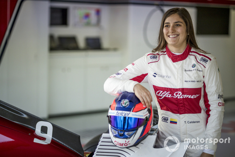 Tatiana Calderon, Sauber Test Driver 