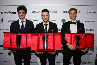 I primi tre della classifica assoluta: Alessio Rovera (2°), Gianmarco Quaresmini (1°) e Diego Bertonelli (3°)