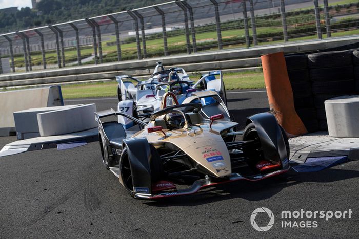 Jean-Eric Vergne, DS TECHEETAH, DS E-Tense FE19, Alexander Sims  BMW I Andretti Motorsports, BMW iFE.18 and Antonio Felix da Costa, BMW I Andretti Motorsports, BMW iFE.18 