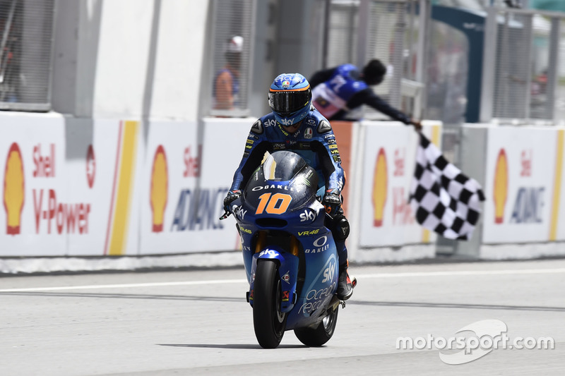 Luca Marini, Sky Racing Team VR46 conquista la vittoria