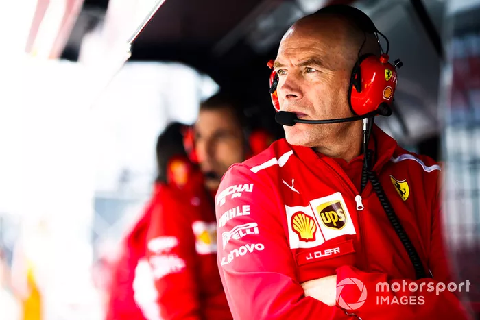 Jock Clear, director de ingeniería de Ferrari