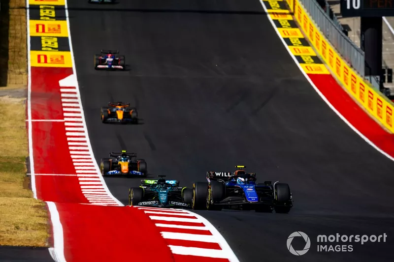 Franco Colapinto, Williams FW46, Lance Stroll, Aston Martin AMR24, Pierre Gasly, Alpine A524