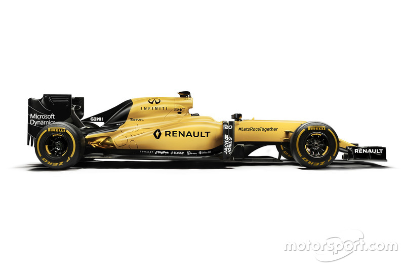 Renault F1 Team 2016 renk düzeni