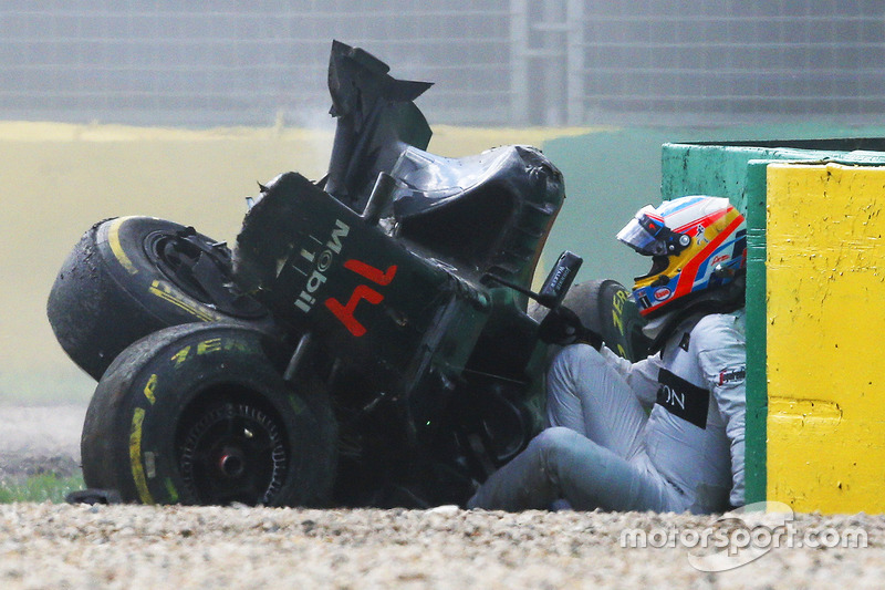 Acidente envolvendo Fernando Alonso e Esteban Gutierrez