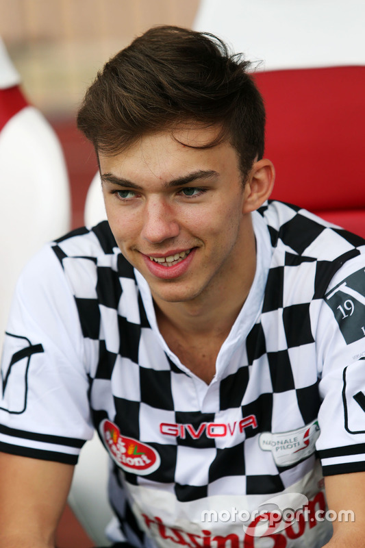 Pierre Gasly, Red Bull Racing Test Driver at a charity football match