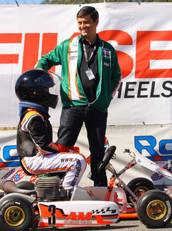INDY Lights Dueño del Equipo Ricardo Juncos con su hijo Leandro Juncos
