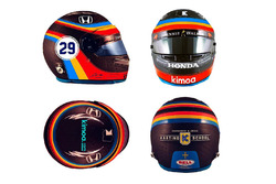 Le casque de Fernando Alonso pour l'Indy 500
