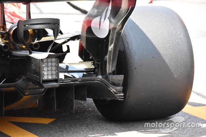 Ferrari SF70-H monkey seat detail