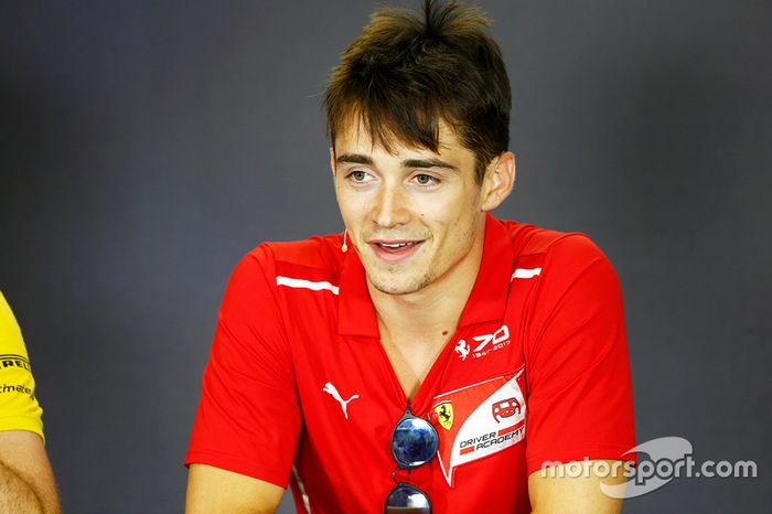 Conferencia de prensa: ganador de la pole Charles Leclerc, PREMA Powerteam
