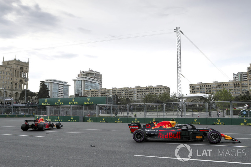 Max Verstappen - Daniel Ricciardo kazası - Red Bull Racing