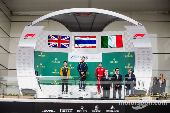 Jack Aitken, ART Grand Prix, Alexander Albon, DAMS, Antonio Fuoco, Charouz Racing System