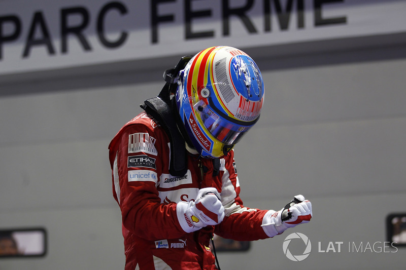 Yarış galibi Fernando Alonso, Ferrari