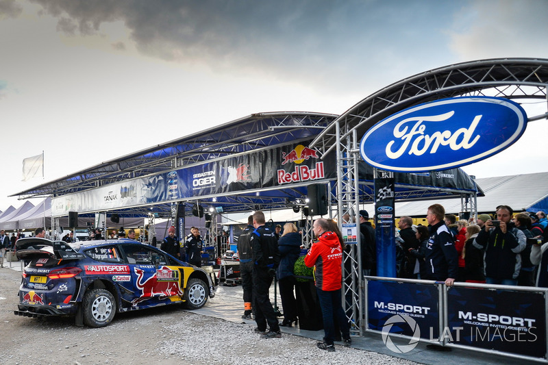 el auto de Sébastien Ogier, Julien Ingrassia, Ford Fiesta WRC, M-Sport