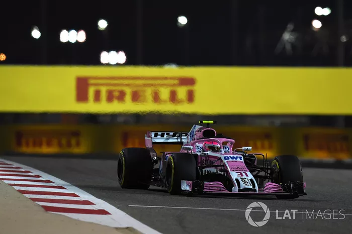 8: Esteban Ocon, Force India VJM11, 1'29.874