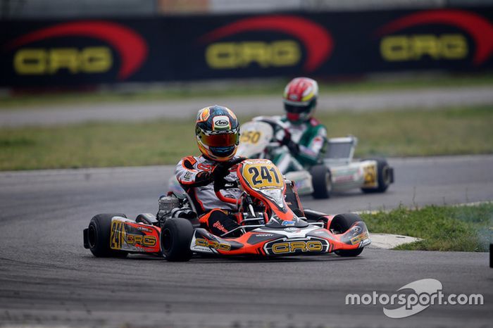 Pedro Hiltbrand, CRG; David Vidales, Tony Kart