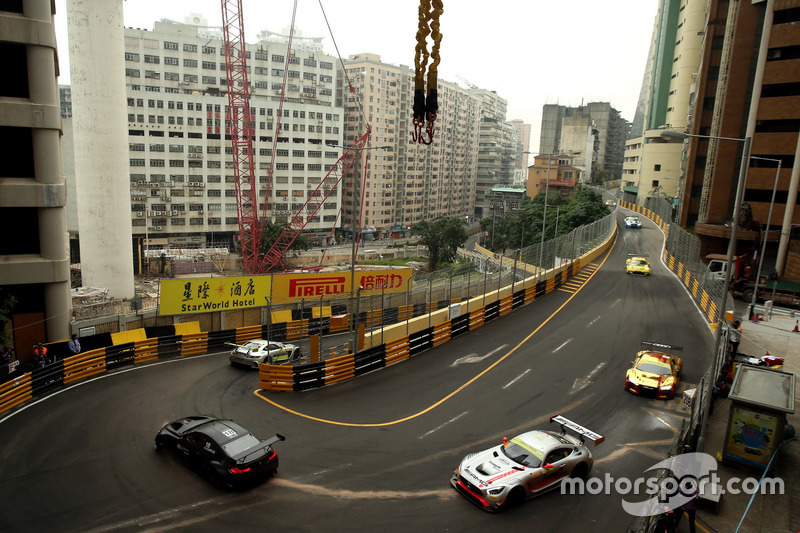 Augusto Farfus, BMW Team Schnitzer, BMW M6 GT3, Raffaele Marciello, Mercedes-AMG Team GruppeM Racing