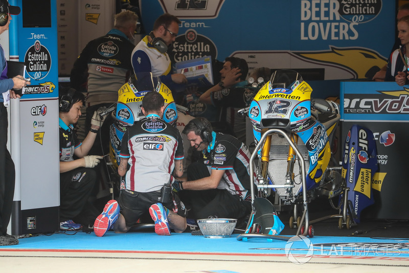 Il garage di Thomas Luthi, Estrella Galicia 0,0 Marc VDS