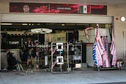 Sahara Force India garage