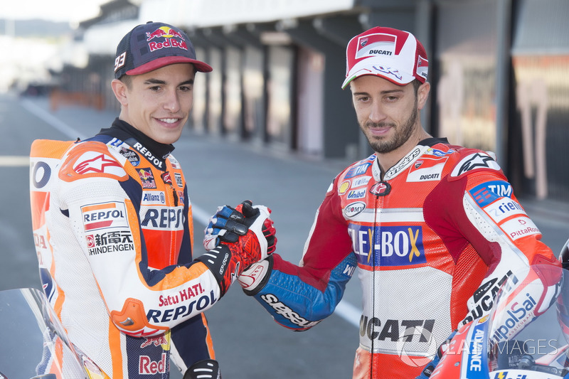 Marc Marquez, Repsol Honda Team, Andrea Dovizioso, Ducati Team