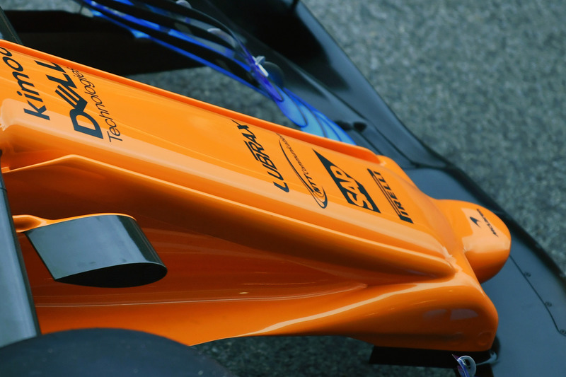 McLaren MCL33 detalle de la nariz