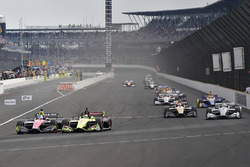 Robert Wickens, Schmidt Peterson Motorsports Honda, Sébastien Bourdais, Dale Coyne Racing with Vasser-Sullivan Honda