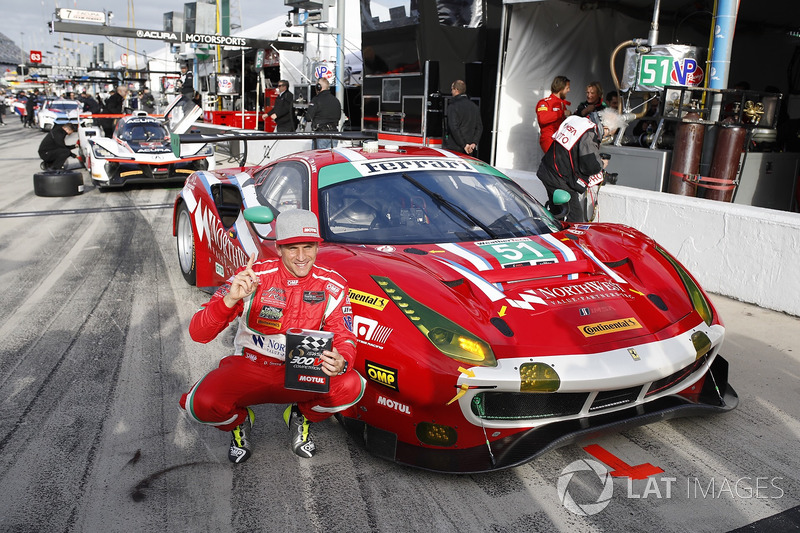 GTD ganadores de la pole #51 Spirit of Race Ferrari 488 GT3, GTD: Paul Dalla Lana, Pedro Lamy, Mathias Lauda, Daniel Serra