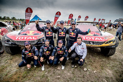 Stéphane Peterhansel, Carlos Sainz, Cyril Despres, Peugeot Sport